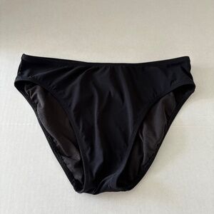 Profile By Gottex Classic Black Bikini Bottom - Size 10.